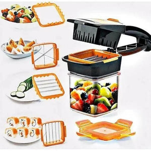 3 in 1 Multifunction Vegetable Manual Manual Quick Dicer Cutter