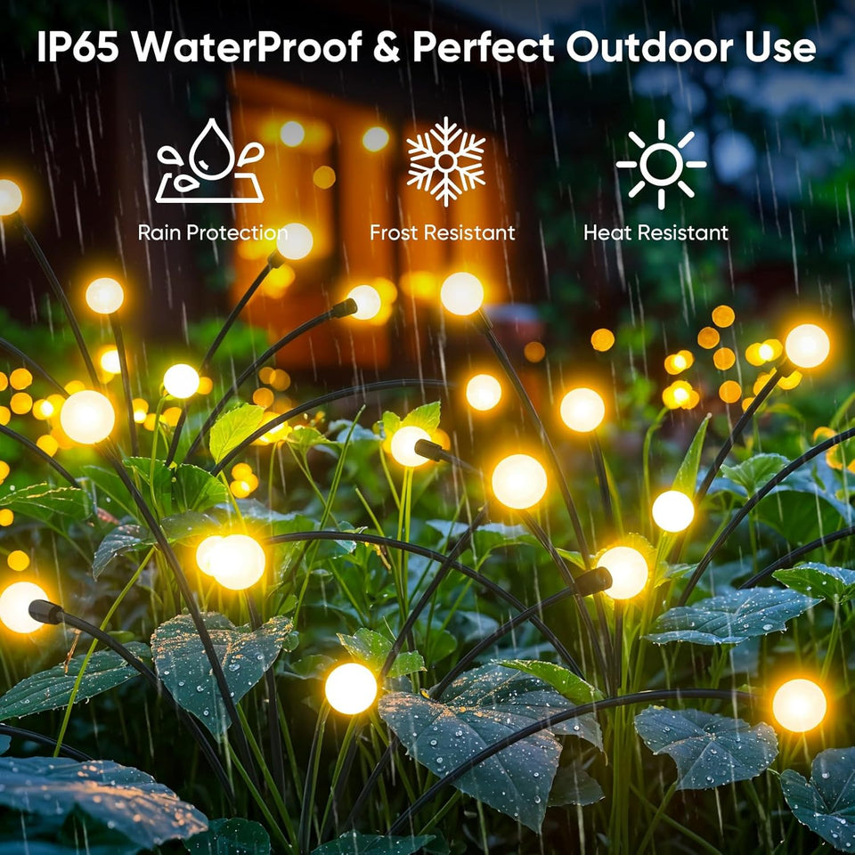 Magical Firefly Solar Light || Swinging Waterproof  All Weather Light